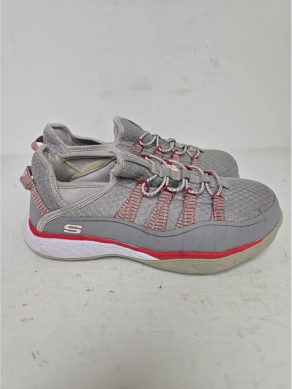 Skechers Women's Aluminum Toe SP Slip Resistant Work Shoes 99996596 Gray 8M
